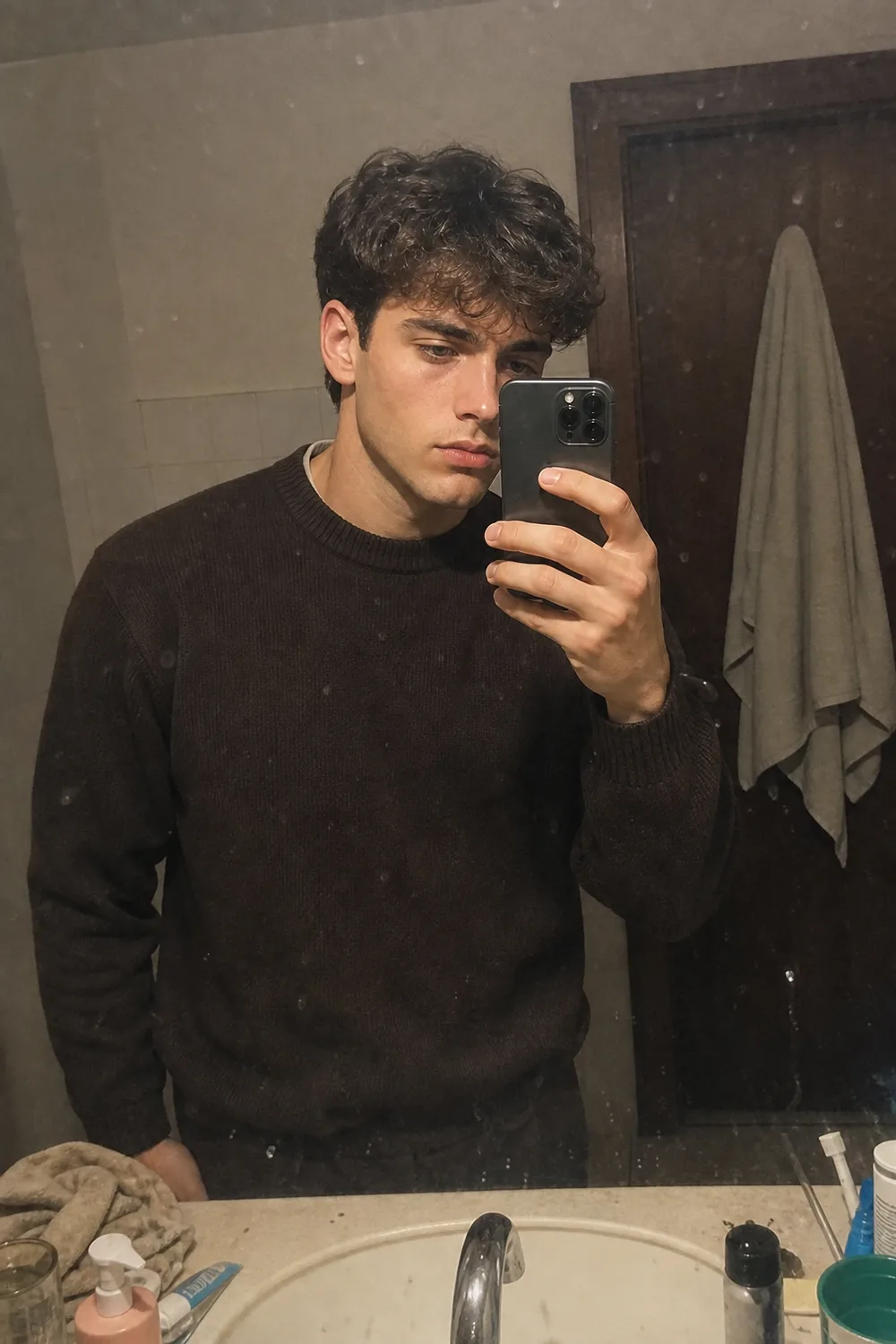 Everyday selfie before Dating Image Pro
